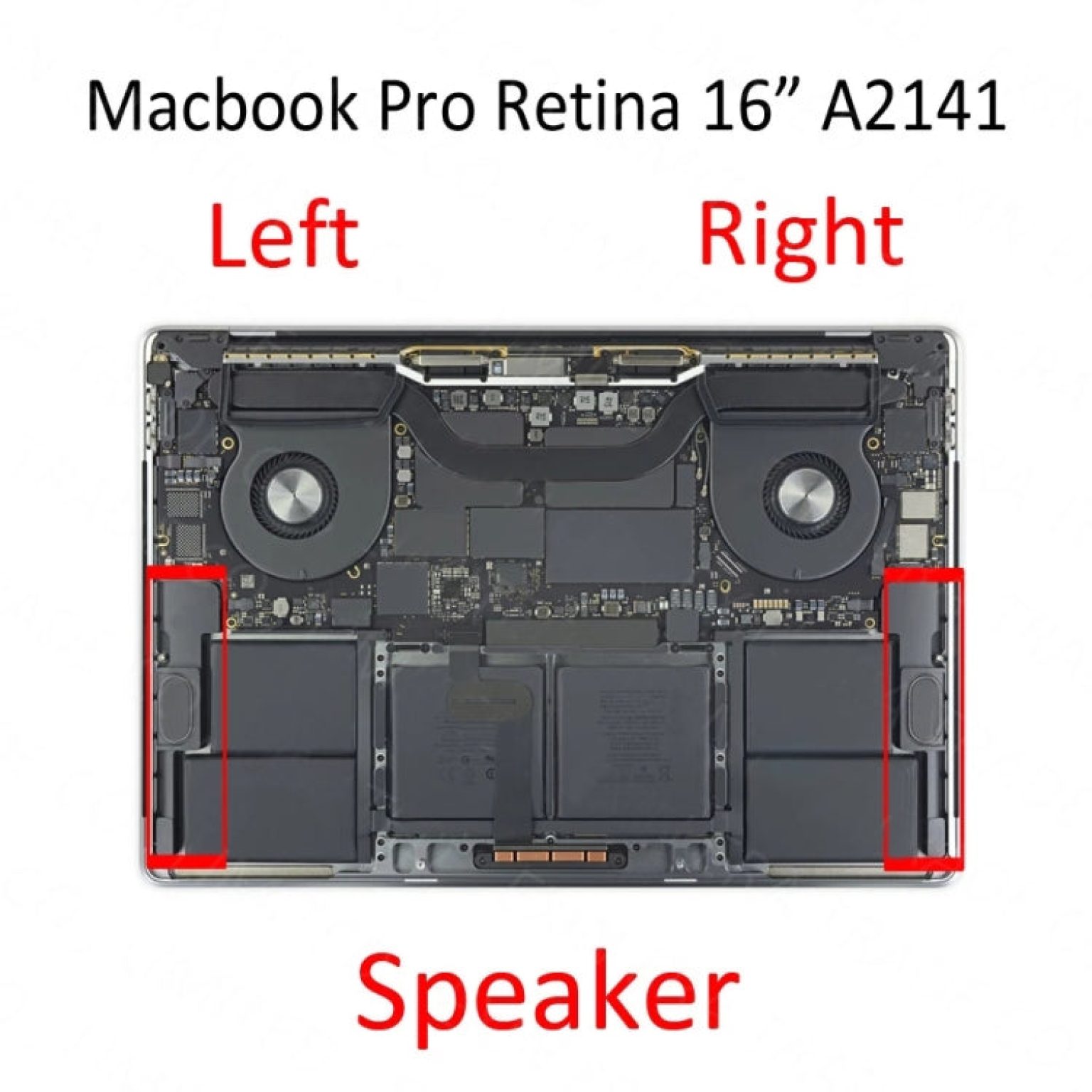 1 Pair Speaker Ringer Buzzer for Macbook Pro Retina 13 inch (2017-2020) - Image 3