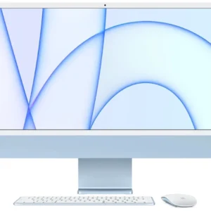 Pre owned Apple iMac 2020 M1 Chip 24″ | 8GB Ram | 256GB SSD | 8 Core CPU – 8 Core GPU Graphics | Blue