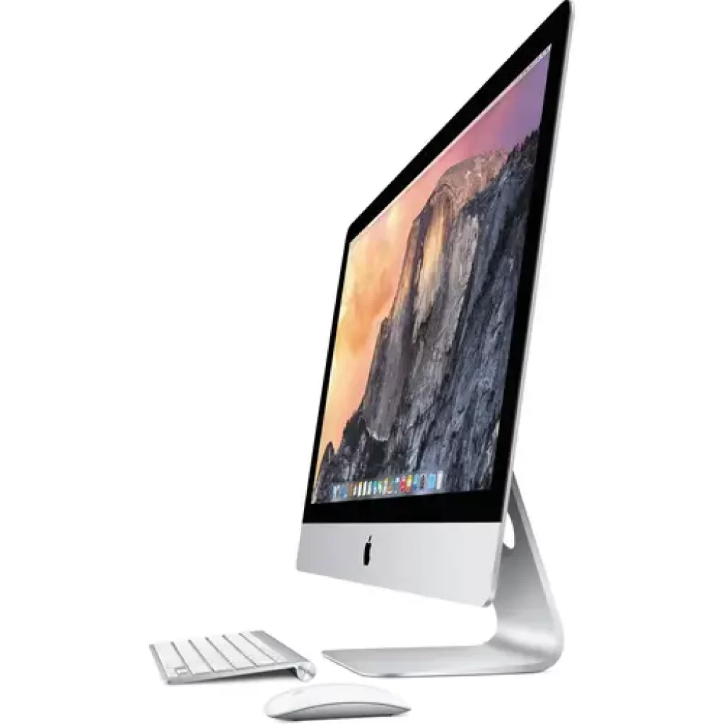 APPLE IMAC A1419 (2014) | CORE I5 2.3GHZ | 8GB RAM | 500GB SSD | 21 INCH 4K DISPLAY | KEYBOARD MOUSE 2 | SILVER - Image 2