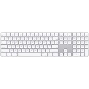 Apple Magic Keyboard with Numeric Keypad – US English – Silver | MQ052LL